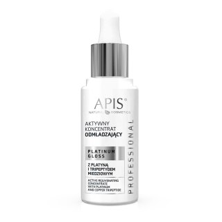 APIS Platinum Gloss aktywny koncentrat odmładzający z platyną i tripeptydem miedziowym 30ml