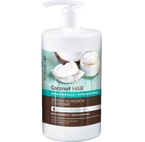 Dr. Sante Coconut Hair Conditioner odżywka ekstra nawilżająca z olejem kokosowym dla suchych i łamliwych włosów 1000ml Dr. Sante Coconut Hair Conditioner odżywka ekstra nawilżająca z olejem kokosowym dla suchych i łamliwych włosów 1000ml