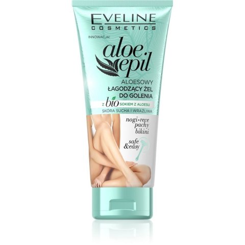 Aloe Epil łagodzący aloesowy żel do golenia 175ml Eveline Cosmetics