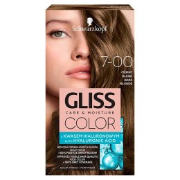 Color Care & Moisture farba do włosów 7-00 Ciemny Blond Gliss