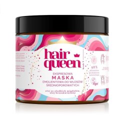 Hair Queen Ekspresowa maska emolientowa do włosów średnioporowatych 400ml