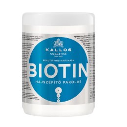 KJMN Biotin Beautifying Hair Mask upiększająca maska do włosów z biotyną 1000ml Kallos