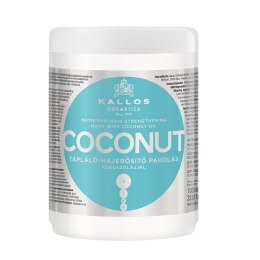 KJMN Coconut Nutritive-Hair Strengthening Mask odżywczo-wzmacniająca maska do włosów 1000ml Kallos