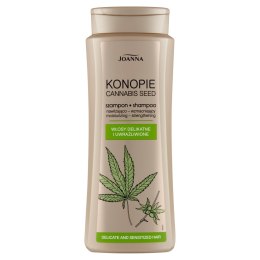 Joanna Konopie szampon nawilżająco-wzmacniający do włosów delikatnych i uwrażliwionych 400ml