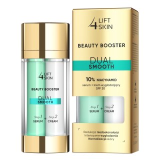 Lift4Skin Beauty Booster Dual Smooth 10% Niacynamid serum + krem wygładzający SPF30+ 2x15ml