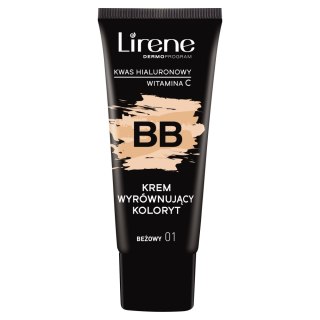 Lirene BB krem wyrównujący koloryt Beżowy 01 30ml