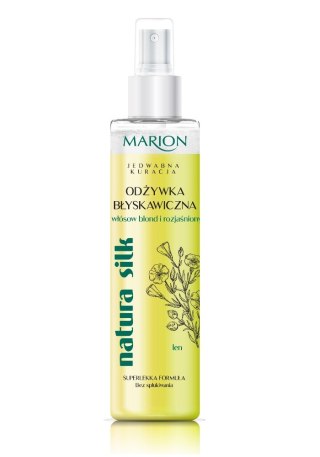 Marion Natura Silk błyskawiczna dwufazowa odżywka do włosów blond i rozjaśnionych 150ml