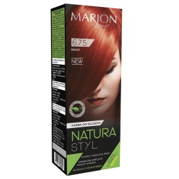 Marion Natura Styl farba do włosów 675 Miedź 80ml + odżywka 10ml
