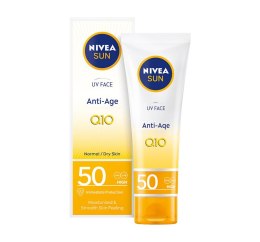 Nivea Sun UV Face Anti-Age Q10 przeciwzmarszczkowy krem do twarzy SPF50 50ml