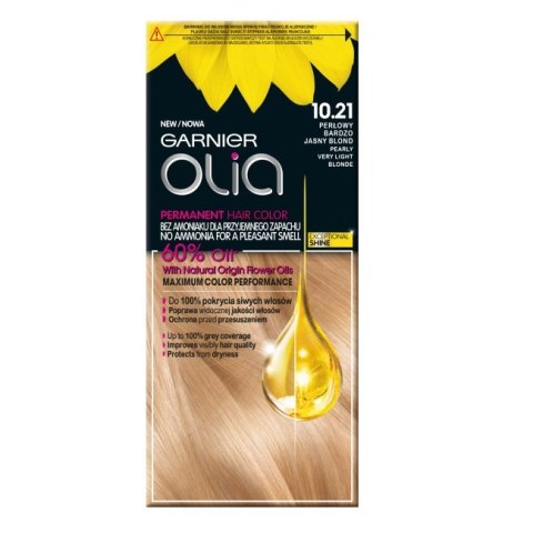 Garnier Olia farba do włosów 10.21 Perłowy Bardzo Jasny Blond