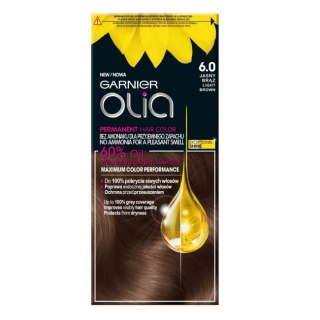 Garnier Olia farba do włosów 6.0 Jasny Brąz