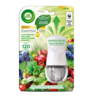 Essential Oils elektryczny odświeżacz powietrza i wkład Deszczowa Świeżość Lasów Amazonii 19ml