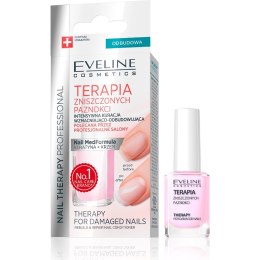 Eveline Cosmetics Nail Therapy Professional terapia zniszczonych paznokci kuracja wzmacniająco-odbudowująca 12ml