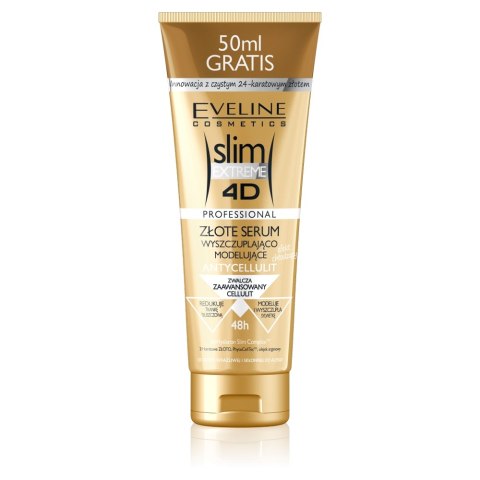 Slim Extreme 4D złote serum wyszczuplająco-modelujące 250ml Eveline Cosmetics