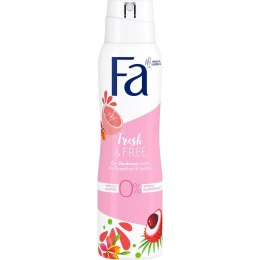 Fa Fresh&Free Grapefruit & Lychee 48h dezodorant w sprayu o zapachu grapefruita i liczi 150ml