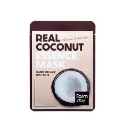 FarmStay Real Coconut Essence Mask nawilżająca maseczka w płachcie z ekstraktem kokosa 23ml