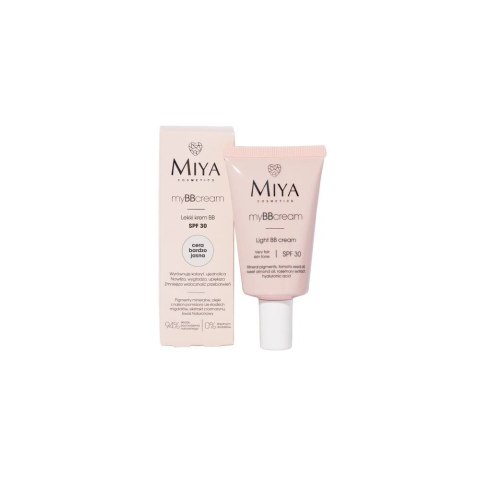 Miya Cosmetics My BB Cream SPF30 lekki krem koloryzujący do cery bardzo jasnej 40ml