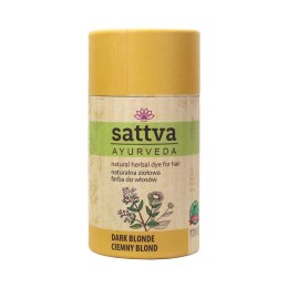 Sattva Natural Herbal Dye for Hair naturalna ziołowa farba do włosów Dark Blonde 150g