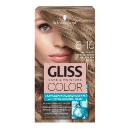 Color Care & Moisture farba do włosów 8-16 Naturalny Popielaty Blond Gliss