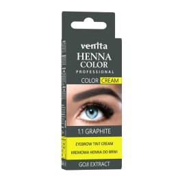 Venita Henna Color Cream henna do brwi i rzęs w kremie 1.1 Grafit 30g