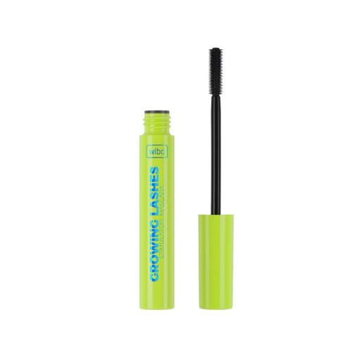 Wibo Growing Lashes Stimulator Mascara pogrubiająco-wydłużający tusz do rzęs Black 8g