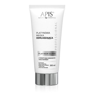 APIS Platinum Gloss platynowa maska odmładzająca z tripeptydem miedziowym i niacynamidem 200ml