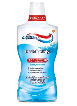 Aquafresh Fresh and Minty Mouthwash płyn do płukania jamy ustnej 500ml