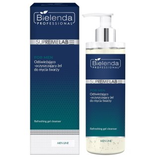 Bielenda Professional SupremeLab For Men odświeżająco-oczyszczający żel do mycia twarzy 200ml