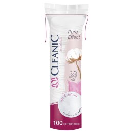 CLEANIC Pure Effect płatki kosmetyczne okrągłe 100szt.