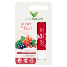 Cosnature Lip Care naturalny ochronny balsam do ust z ekstraktem z czerwonych owoców 4.8g