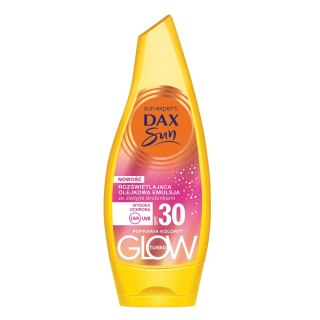 Rozświetlająca olejkowa emulsja ze złotymi drobinkami SPF30 175ml Dax Sun