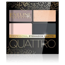 Eveline Cosmetics Quattro Professional Eyeshadow Palette paletka cieni do powiek 02 3.2g