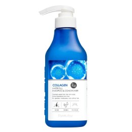 FarmStay Collagen Water Full Shampoo & Conditioner 2in1 kolagenowy szampon z odżywką 2w1 530ml