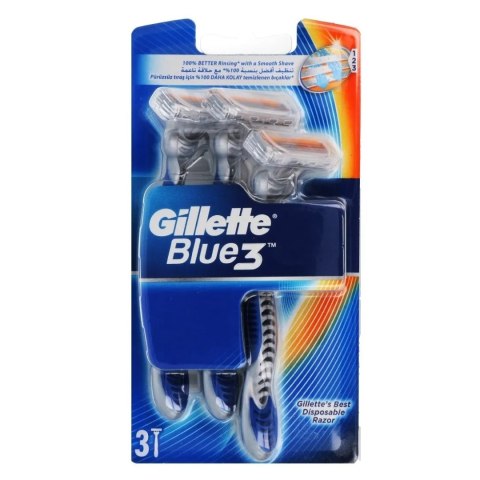 Blue 3 jednorazowa maszynka do golenia 3szt. Gillette