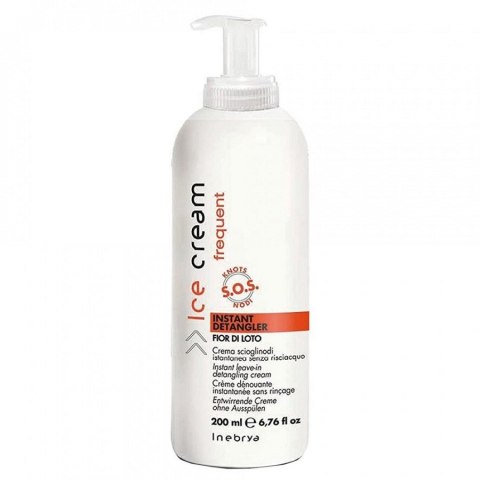 Inebrya Ice Cream Frequent Instant Detangler S.O.S. odżywka rozplątująca włosy 200ml Inebrya Ice Cream Frequent Instant Detangler S.O.S. odżywka rozplątująca włosy 200ml
