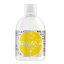 KJMN Banana Fortifying Shampoo wzmacniający szampon do włosów z kompleksem multiwitaminowym 1000ml Kallos