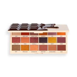 Makeup Revolution I Heart Revolution Chocolate Eyeshadow Palette paleta cieni do powiek Caramel Nudes 18g