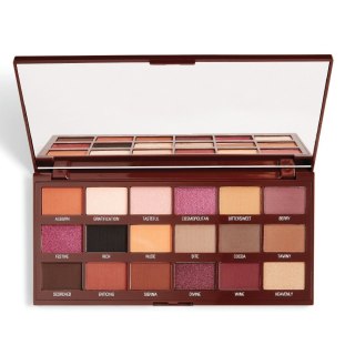 Makeup Revolution I Heart Revolution Chocolate Eyeshadow Palette paleta cieni do powiek Cranberries & Chocolate 18g