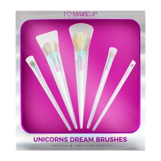 Makeup Revolution I Love Makeup Unicorns Dream Brushes zestaw pędzli do makijażu 5szt.