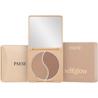 Paese Self Glow Bronzing Powder prasowany puder brązujący Medium 6g