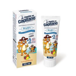 Pasta del Capitano Baby Captain pasta do zębów dla dzieci 3+ Wieloowocowa 75ml