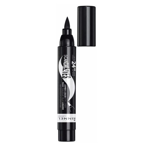 Rimmel Scandal Eyes Jumbo Liquid Eye Liner Waterproof liner w pisaku 001 Black 3ml