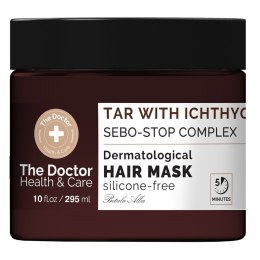 Health & Care maska do włosów przeciw przetłuszczaniu Dziegieć + Ichthyol + Sebo-Stop Complex 295ml The Doctor
