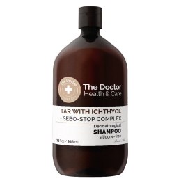 The Doctor Health & Care szampon do włosów przeciw przetłuszczaniu Dziegieć + Ichthyol + Sebo-Stop Complex 946ml