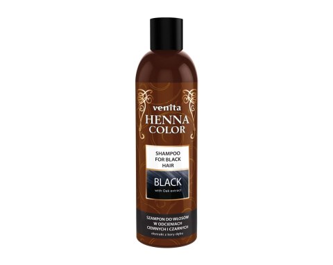 Venita Henna Color Black szampon ziołowy do włosów w odcieniach ciemnych i czarnych 250ml