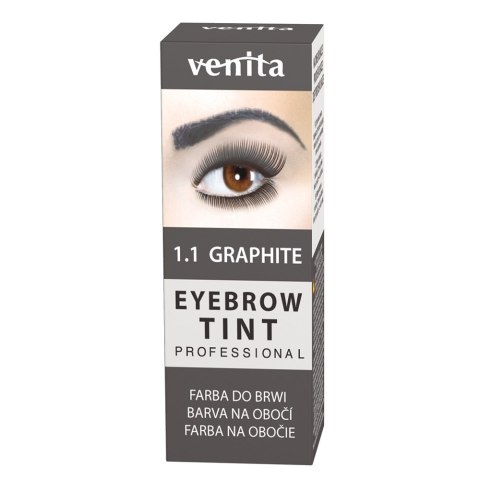 Professional Eyebrow Tint farba do brwi w proszku Graphite Venita
