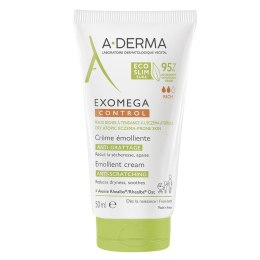 A-Derma Exomega Control Emollient Cream zmiękczający krem przeciw swędzeniu do skóry suchej i atopowej 50ml