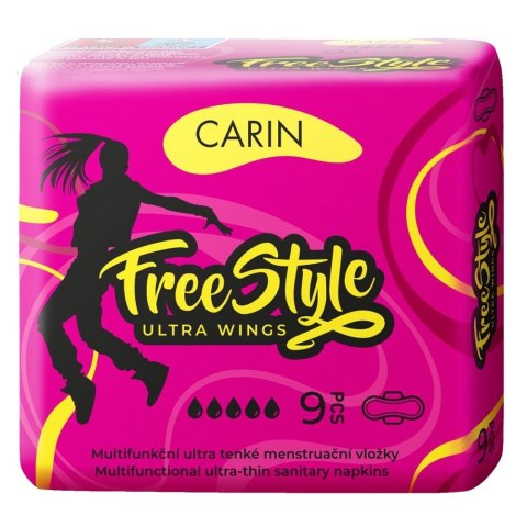 Freestyle Ultra Wings podpaski higieniczne 9szt Carin