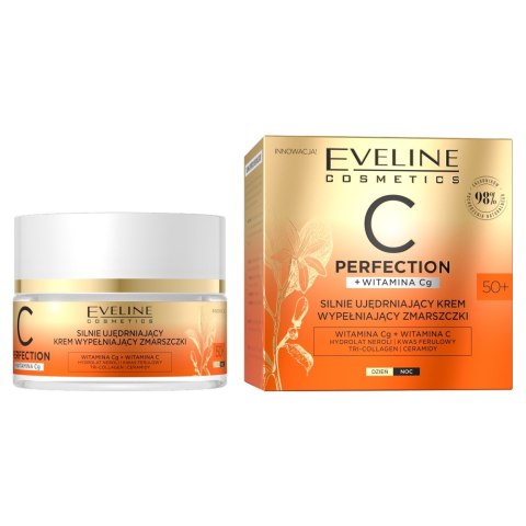 Eveline Cosmetics C-Perfection silnie ujędrniający krem wypełniający zmarszczki 50+ 50ml Eveline Cosmetics C-Perfection silnie ujędrniający krem wypełniający zmarszczki 50+ 50ml