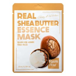 FarmStay Real Shea Butter Essence Mask odżywcza maseczka w płachcie z masłem shea 23ml